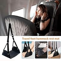 Airplane Footrest, Foot Rest, Portable Travel Footrest Flight Carry-On Foot Rest Adjustable Height Foot Rest Travel Accessories Footrests Hammock