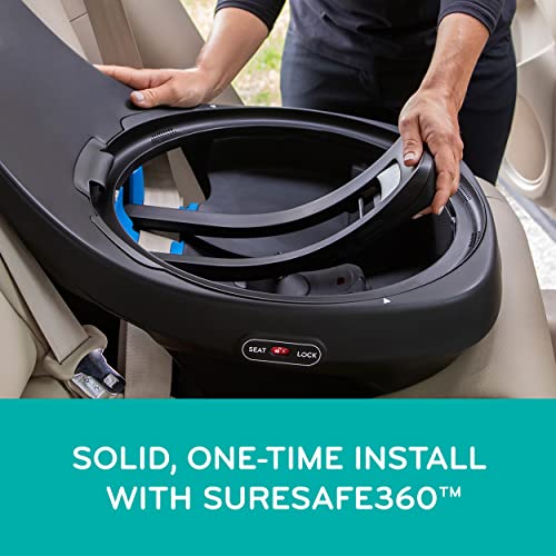 Evenflo Revolve360 Slim 2in1 Rotational Car Seat with Quick Clean Cover (Salem Black) Pricepulse