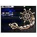 S&E Men's Elegant Lapel Pin Badge with Chains Brooch Pin for Suit Tuxedo (Anchor)