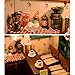 Flever Wooden DIY House Kit, Miniature with Furniture, Creative Craft Gift for Lovers and Friends (Stars' Cafe Bar)