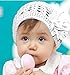 Mikey Store Winter Warm Woolen Flower Toddlers Infant Baby Girl Hair Band Headband Headwear Hat (White)