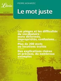 Le  mot juste