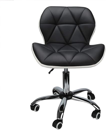 Mutiwill Chaise De Bureau Pivotante Siege De Bureau Pour Ordinateur A Roulettes Hauteur Reglable Avec Dossier Cuir Synthetique Noir Amazon Fr Cuisine Maison