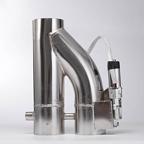 Epman TK-CUT007Y Patented Product JDM 3 inch Electric Exhaust Dump Cutout E-cut Out Bypass Switch Dual-Valve System