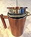 Large French Press Coffee Maker With Beautiful Copper Finish, Premium Insulated Stainless Steel & Spout Closure For High Heat Retention, Durable - NO Glass Parts Or Filter Replacement Needed, 34 oz