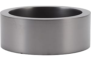 DAUERHAFT Graphite Crucible Mold, Casting Ingot Round Shape Refining Gold Silver Graphite Ingot for Industry Jewelry Metal Refining Mold