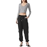 Forever 21 Womens Satin Mid-Rise Cargo Pants