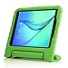 MoKo Samsung Galaxy Tab A 9.7 Case - Kids Shock Proof Convertible Handle Super Protective Stand Cover Case for 2015 Galaxy Tab A Tablet 9.7 inch (SM-T550 / P550), Green (with S-Pen Opening)