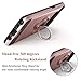 Jelanry Galaxy Note 8 Case, Ring Holder Phone Mount Stand Cover Note 8 Case Kickstand Shell Impact Resistant Dual Layer Armor Hybrid Protective Soft Bumper Case for Samsung Galaxy Note 8 Rose Gold