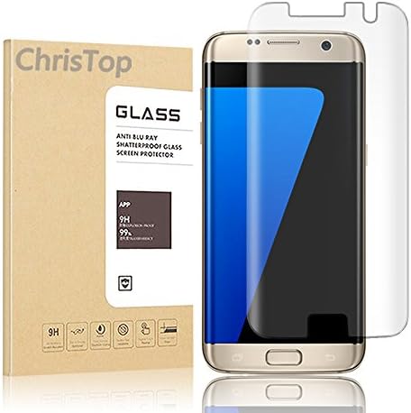 Galaxy S7 Edge Screen Protector, Chris Top [Full Coverage][Case Friendly][Bubble-Free][Anti-Scratch][No Lifted Edges] Wet Applied HD Clear Film Screen Protector for Samsung Galaxy S7 Edge