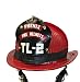LINE2design Firefighter Helmet Bands - Heavy Duty Rubber Helmet Band Fits For Modern & Traditional Style Fire Helmets Pack of 3 - Black primary