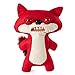 Fuggler – Funny Ugly Monster, 9” Suspicious Fox (Red) Plush Creature with Teeth, for Ages 4 & Up