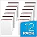 TOPS Docket Gold Writing Pads, 8-1/2 x 11-3/4, Legal Rule, White Paper, 50 Sheets, 12 Pack (63960)