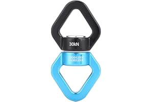 Climbing Swivel, Safety Rotational Device Swivel Climbing Accessories 30KN Tension Strength Suitable for Aerial Silks, Yoga e