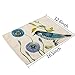 Cotton Linen Placemats, YIFAN 6Pcs Different Bird Pattern Dining Table Mats for Home Kitchen Office