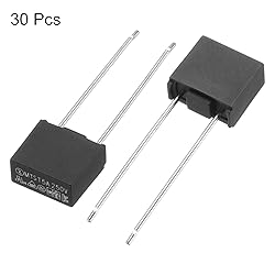 uxcell 30Pcs DIP Mounted Miniature Square Slow Blow
