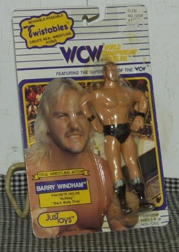 WCW World Championship Wrestling Bendable-Poseable Twistables Barry Windham Action Figure
