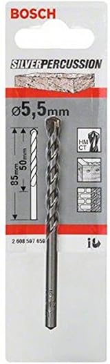 Bosch CYL-3 Concrete Drill Bit 5.5mm x 50mm x 85mm Silver
