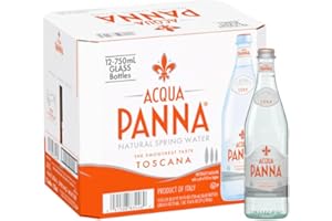 Acqua Panna Natural Spring Water, 750ml Glass 12 bottles
