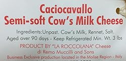 Caciocavallo Italian Cheese - Whole Form