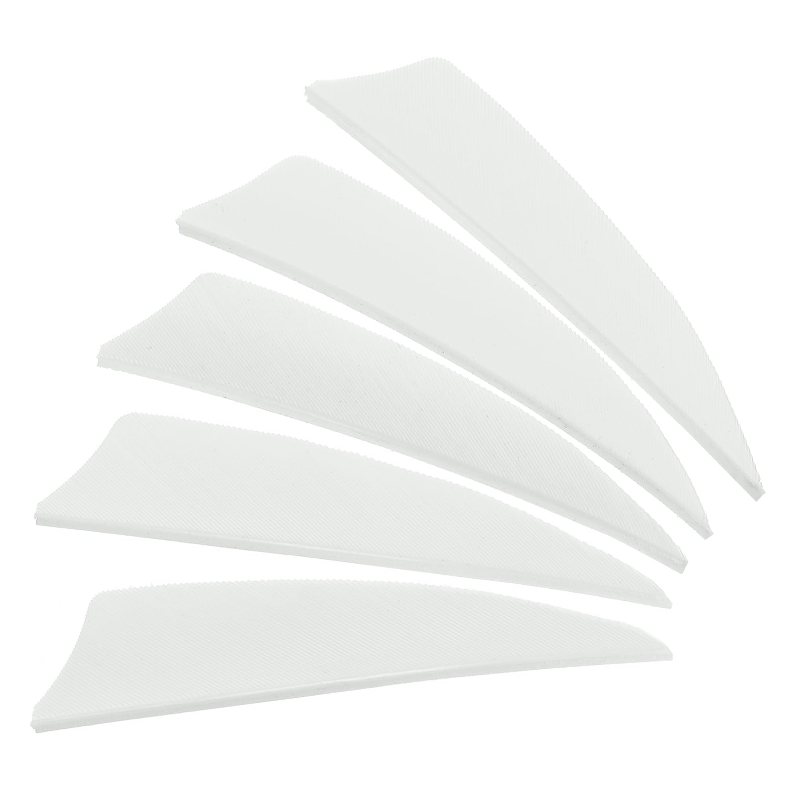 PATIKIL Arrows Vanes 50 Pack 3 Inch Arrow Turkey Feather Fletch Left Wing Fletching White for DIY Target Shooting