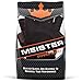 Meister Wrist Wrap Weight Lifting Gloves w/Gel Padding - Black/Red - Large