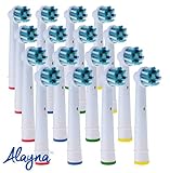 Cross Action Replacement Heads Compatible With Oral B Toothbrushes - More cleaning action in every stroke - Guaranteed A Whiter Smile!