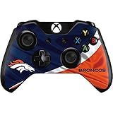 Skinit Denver Broncos Xbox One Controller Skin - Officially Licensed NFL Gaming Decal - Ultra Thin, Lightweight Vinyl Decal Protection