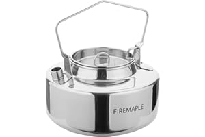 Fire-Maple Antarcti 1.5L Kettle Series | Portable Durable Bushcraft Gear Open Fire Kettle | SUS304 Stainless Steel