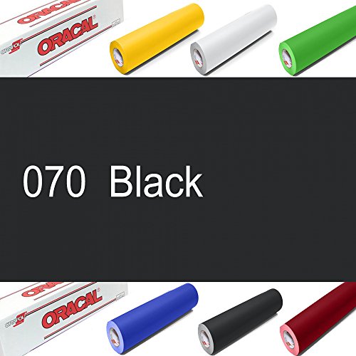 ORACAL 631 Self-Adhesive Sign Vinyl Indoor/Outdoor Removable 24" x 10Yd - Black