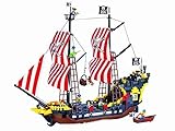 Enlighten Pirate Ship Boat Black Pearl Building Block 870pcs