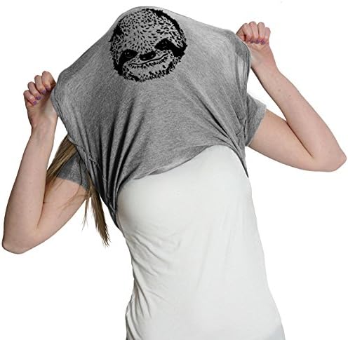 Ask Me Why I'm Lazy T Shirt Funny Flipup Sloth Tee For Women