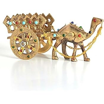 Amazon.com: The Hue Cottage Camel Cart Showpiece ...