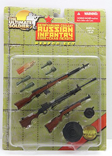 THE ULTIMATE SOLDIER RUSSIAN INFANTRY WEAPON SET 60380 WWII WORLD WAR 2 TOY ,#G14E6GE4R-GE 4-TEW6W247654