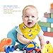 Baby Bandana Drool Bibs for Drooling and Teething, 100% Organic Cotton and Fleece Unisex super absorbent Organic Cotton, Cute Baby Gift for Boys & Girls, Toddler Baby Shower gift (9 Pack)