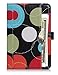 ProCase Galaxy Tab S2 8.0 Case - Leather Stand Folio Case Cover for 2015 Galaxy Tab S2 Tablet (8.0 inch, SM-T710 T715 T713) - Circles