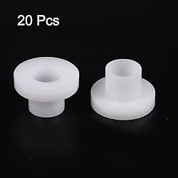 uxcell 20pcs Flanged Sleeve Bearings Plastic
