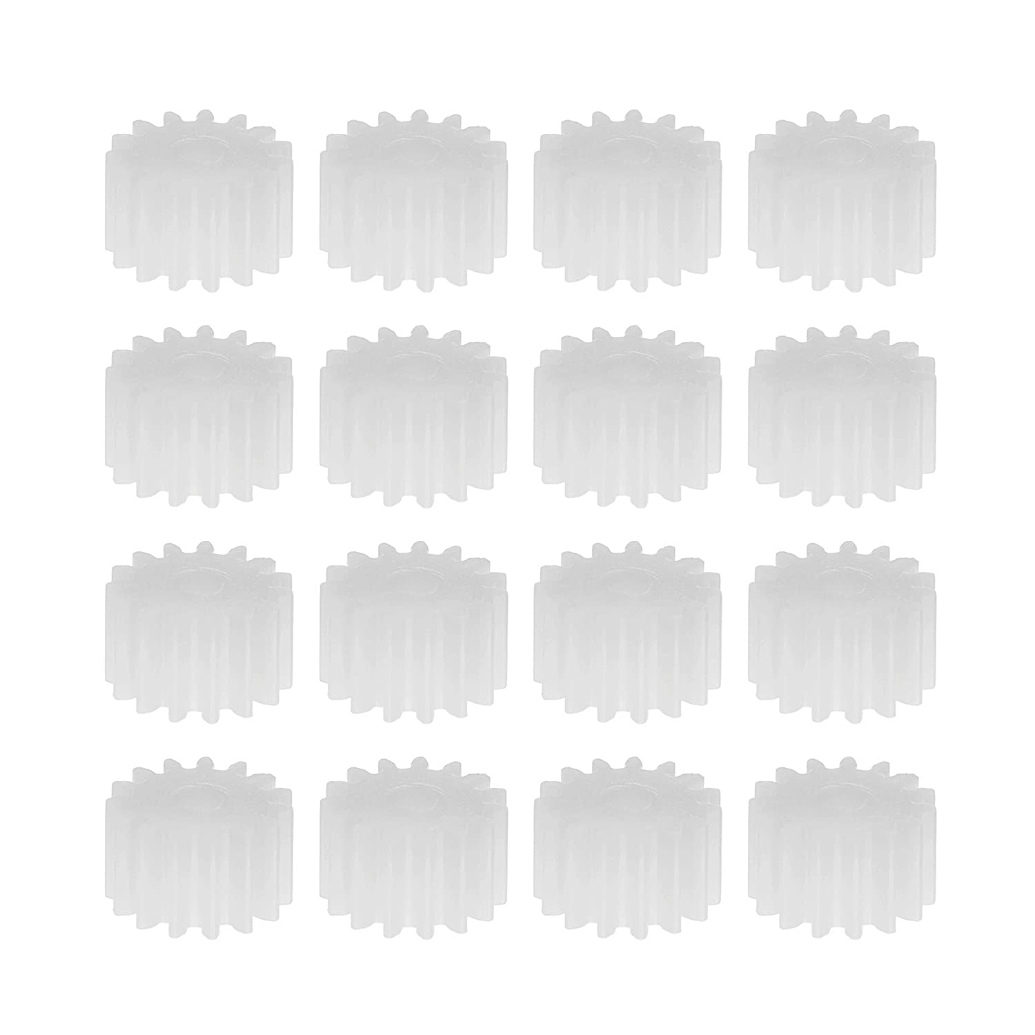 Othmro Plastic Gears, 15 Teeth Motor Gears Model 152A, Plastic Gears for Car Robot Motor