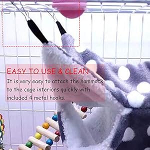 Amaca da gabbia per piccoli animali Oncpcare, amaca per aliante con zucchero a tre strati, accessori per gabbia per… Oncpcare Amaca da gabbia per piccoli animali Oncpcare, amaca per aliante con zucchero a tre strati, accessori per gabbia per…