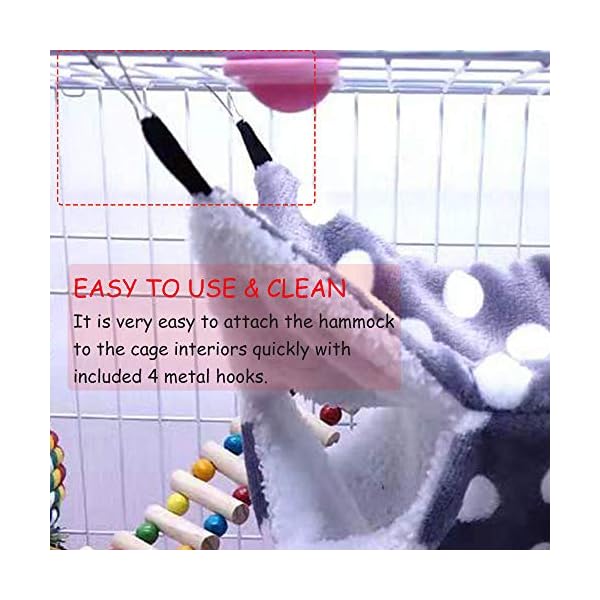 Amaca da gabbia per piccoli animali Oncpcare, amaca per aliante con zucchero a tre strati, accessori per gabbia per… Oncpcare Amaca da gabbia per piccoli animali Oncpcare, amaca per aliante con zucchero a tre strati, accessori per gabbia per…