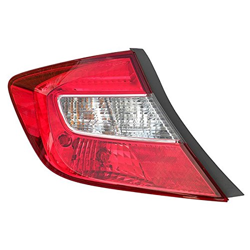 Honda Civic 4 Door Driver Side Replacement Tail Light