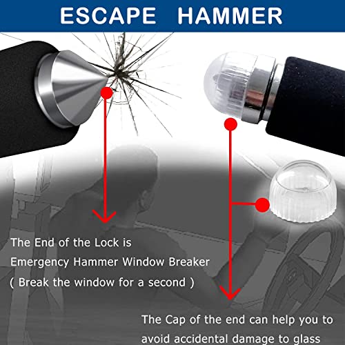 MONOJOY Car Steering Wheel Lock, Adjustable AntiTheft Steering Wheel