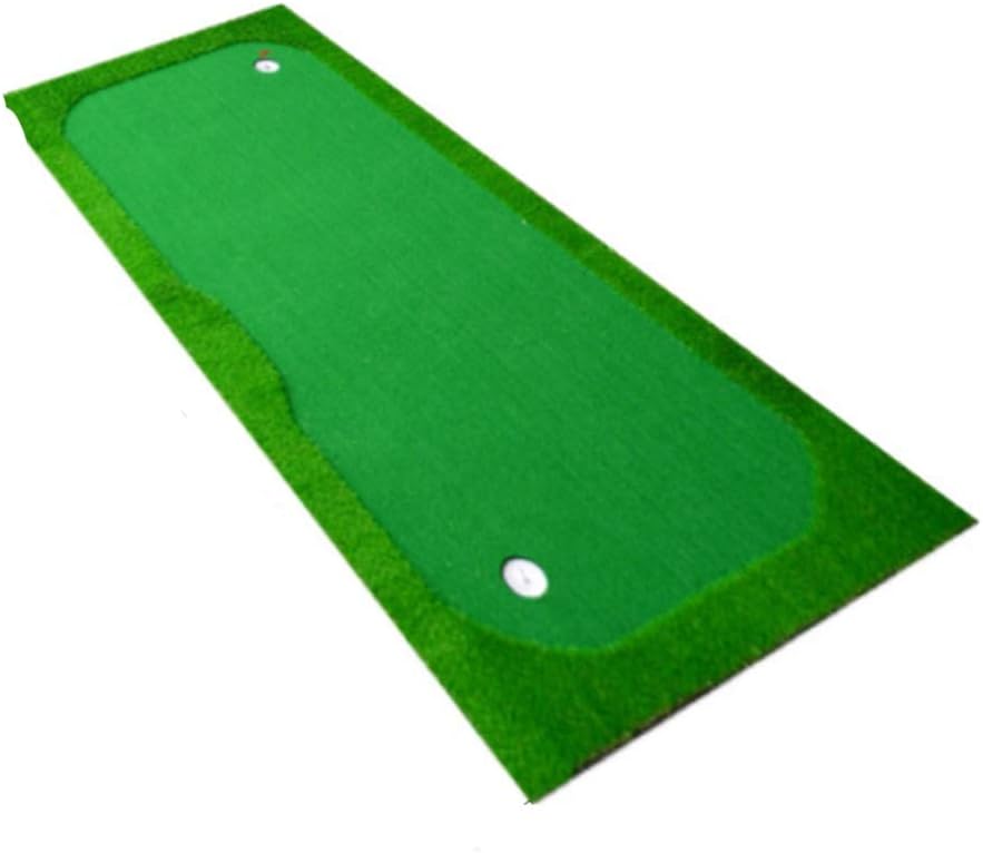 Golf Putting Mats Indoor Golf Putting Greens Portable Greens Golf Putting Mat Professional Practice Green Golf Simulator Training Mat Golf Training Mat (Color : Green, Size : 1.5 * 3)