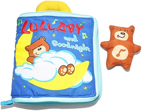 KMMall Soft Activity Baby Book Early Development Educational Toys for Toddler Infant Toys - One Day of Little Bear