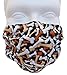 Breathe Healthy Dust, Allergy & Flu Mask by Breathe Healthy - Washable, Reusable Cloth Antimicrobial Mask for Cold & Flu Germs, Dust, Pollen, Pet Hair, Dog Grooming Mask; Dog Bones Design