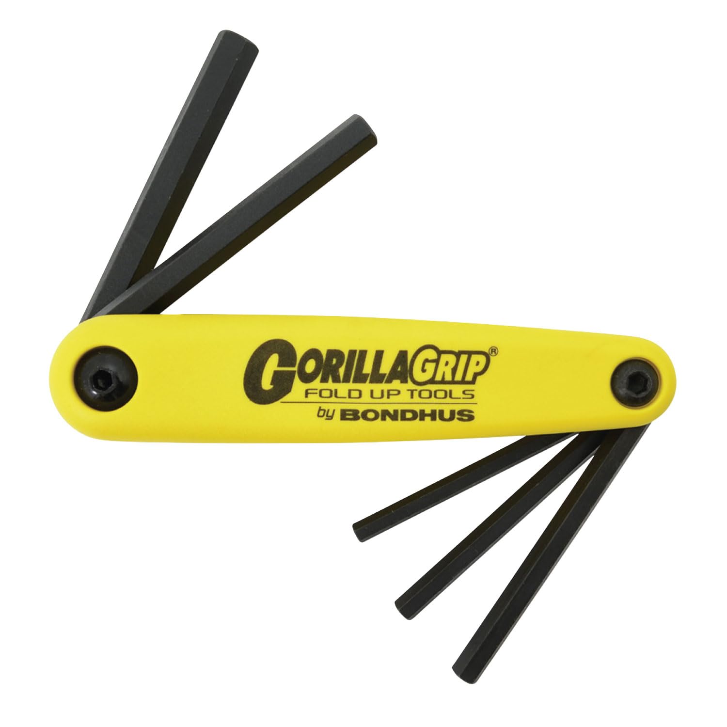 Bondhus, GORILLAGRIP HEX FOLD UP Keys 3/16-3/8 HEX HF5, 12585