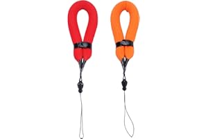 PROFEZZION 2 Pack Waterproof Camera Float Strap for Olympus TG-7 TG-6 TG-5 TG-4 TG-3 TG-870 TG-860 Nikon W300 W150 W100 AW120 AW110 Canon D30 Fuji Fujifilm XP140 XP130 XP120 XP90 XP80 & More Underwater Camera