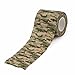 DROK 10 Roll Camouflage Tape, 1.97in x 14.76ft Non Reflective Matte Bandage Protection for Cameras Photography Flashlight Bike Camping fits, 4.92Yard Multi-Functional Self-Adhesive Camo Accessories