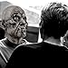 Demi Sharky Scary Gritting Teeth Old Man Zombie Mask, Creepy Wack Monster Costume Cosplay Mask for Halloween Props