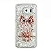 Urberry Galaxy S6 Case, Soft Cute Design Liquid Case, Bling Glitter Case for Samsung Galaxy S6 with a Screen Protector (Owl)